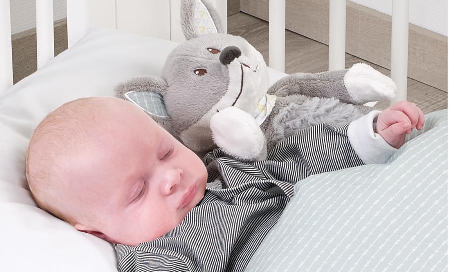 Des peluches avec des features rendent la vie des parents et de l'enfant plus facile