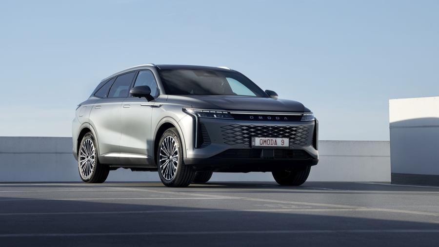 Essai routier de l'Omoda 9 SHS