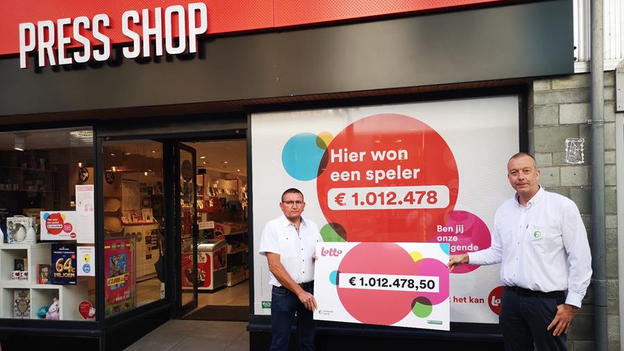 Press Shop Tongeren maakt Limburger Lotto-miljonair